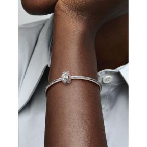 Pandora clip Silver Heldere Pavé 791817CZ