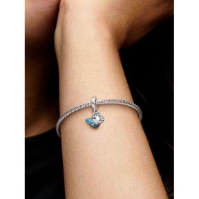 Pandora bedel Silver Glow-In-The-Dark Heremietkrab Charm 792700C01