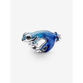 Pandora Silver Metallic Blauwe Gecko bedel 792701C01