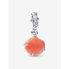 Pandora Silver Koraalkleurige Schelp bedel 793821C01