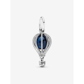 Pandora bedel zilver Blauwe Heteluchtballon Charm 798064NMB
