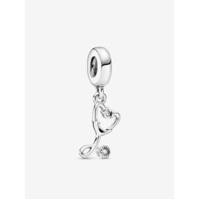Pandora Silver Stethoscoop Hart bedel 799072C01