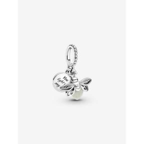 Pandora bedel Silver Glow-In-The-Dark Vuurvliegje Charm 799352C01