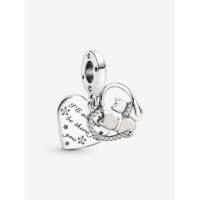Pandora Silver Katten en Harten bedel 799546C01