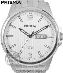 P.1663 Prisma Heren Horloge Staal