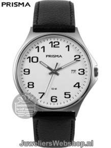 Prisma Horloge P1685 Journey Heren Witte Wijzerplaat