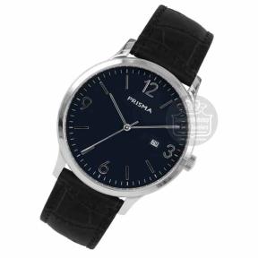 Prisma Herenhorloge P.1634 Signature Carbon blauw