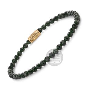 Rebel & Rose Armband RR-40157-G-S Green Glam Rocks Gold 16,5cm