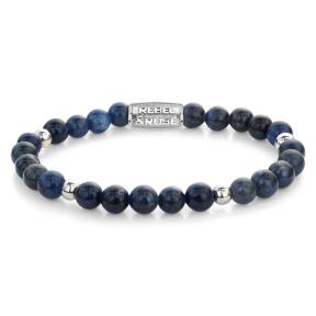 Rebel & Rose armband Midnight Blue Silver RR-60138-S-L 19cm