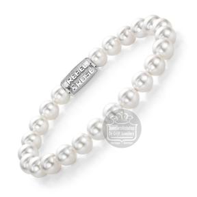 Rebel & Rose Armband RR-80112-S-S Pearl Gem 16,5cm