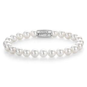 Rebel & Rose Armband RR-80112-S-S Pearl Gem 16,5cm