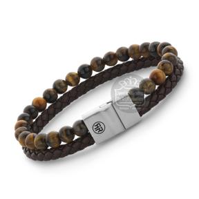 rebel & rose Full Metal Premium Combo 12 mm armband RR-M0058-S-L