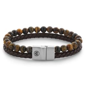 rebel & rose Full Metal Premium Combo 12 mm armband RR-M0058-S-L
