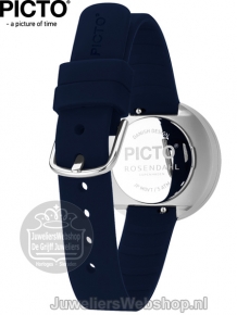 Picto Horloge PT43392-0512S Blauw Small 30mm