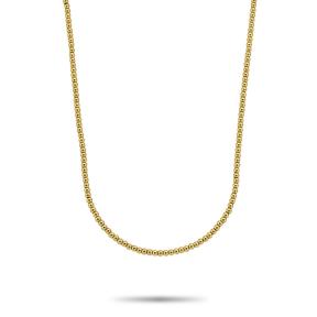 Rebel and Rose Necklace Yellow Gold Only 3mm RR-NL044-G-42