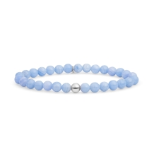 sparkling jewels armband Blue Lace Agate saturn large 6mm sb-gem47-add-6mm