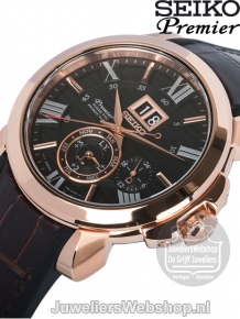 Seiko Premier Kinetic Djokovic Limited Edition Horloge SNP146P1