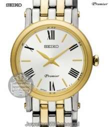 seiko swr026p1 premier horloge dames bicolor