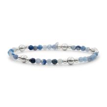 sparkling jewels Blue Aventurine Bold Mix Armband BLK01S-G37