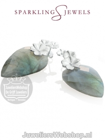 sparkling jewels earring editions labradorite Blossom eardrops eagem18-bs