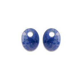 sparkling jewels Sodalite Twist Oval eardrops eagem20-so