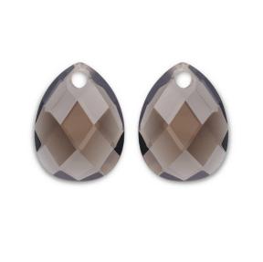 sparkling jewels Smoky Quartz Afterglow eardrops EAGEM23