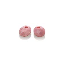 sparkling jewels Pink Rhodonite Twist Oval eardrops eagem24-so