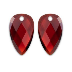 sparkling jewels earring editions Ruby Quartz Blossom eardrops eagem50-bs