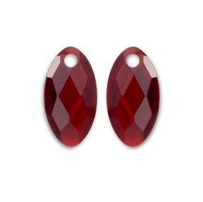 sparkling jewels earring editions facet Ruby Quartz ear leaf eardrops eagem50-fclf-s