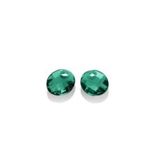 sparkling jewels earring editions Petrol Green Quartz Twist Oval eardrops eagem52-so