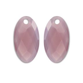 sparkling jewels earring editions facet Pink Opalite ear leaf eardrops eagem66-fclf-l
