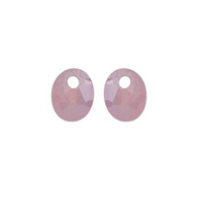 sparkling jewels Pink Opalite Twist Oval eardrops eagem66-so