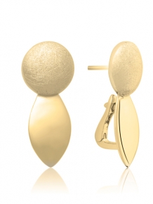 sparkling jewels earring editions the core mat gold oorstekers eag14