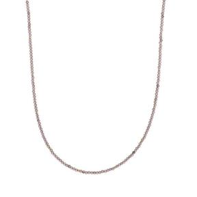 sparkling jewels Essential Beaded Necklace 2MM Smoky Quartz NLK04G-G23