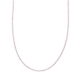 sparkling jewels Essential Beaded Necklace 2MM Pink Opalite NLK04G-G66