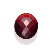 sparkling jewels Medium Oval Ruby Quartz hanger PENGEM50-MO