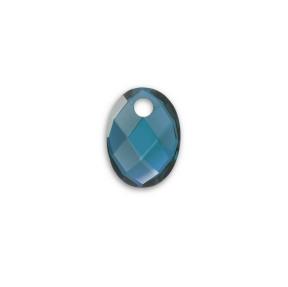 sparkling jewels Medium Oval Ocean Topaz Quartz hanger PENGEM67-MO