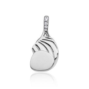 sparkling jewels Uneven silver hanger PENS29