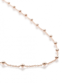 sparkling jewels regular editions ketting ball chain rose gold snbrg070