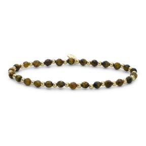 sparkling jewels armband Tiger Eye interstellar sbg-gem09-3mm-mix