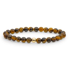sparkling jewels armband Tiger Eye saturn small 6mm sbg-gem09-add-6mm