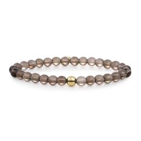 sparkling jewels armband Smoky Quartz saturn small 6mm sbg-gem23-add-6mm