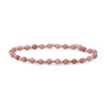 sparkling jewels armband Pink Rhodonite interstellar sbg-gem24-3mm-mix