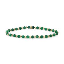 sparkling jewels armband Green Onyx interstellar sbg-gem53-3mm-mix