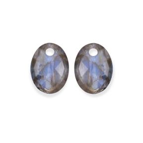 sparkling jewels Labradorite Medium Oval eardrops EAGEM18-MO