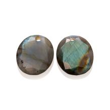 sparkling jewels Labradorite Round Oval eardrops eagem18-ro
