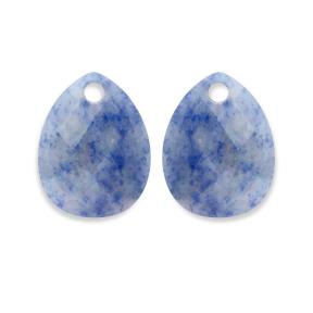 sparkling jewels Blue Aventurine Afterglow eardrops EAGEM37