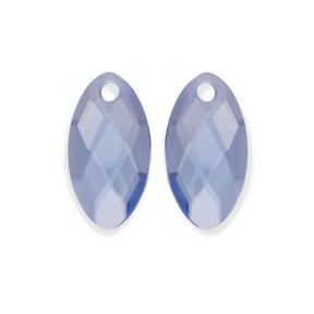 sparkling jewels earring Aquamarine Quartz ear leaf eardrops eagem56-fclf-s