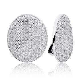 sparkling jewels earring christmas silver oorstekers eas43