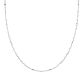 sparkling jewels Essential Beaded Necklace 2MM Moonstone NLK04S-G54